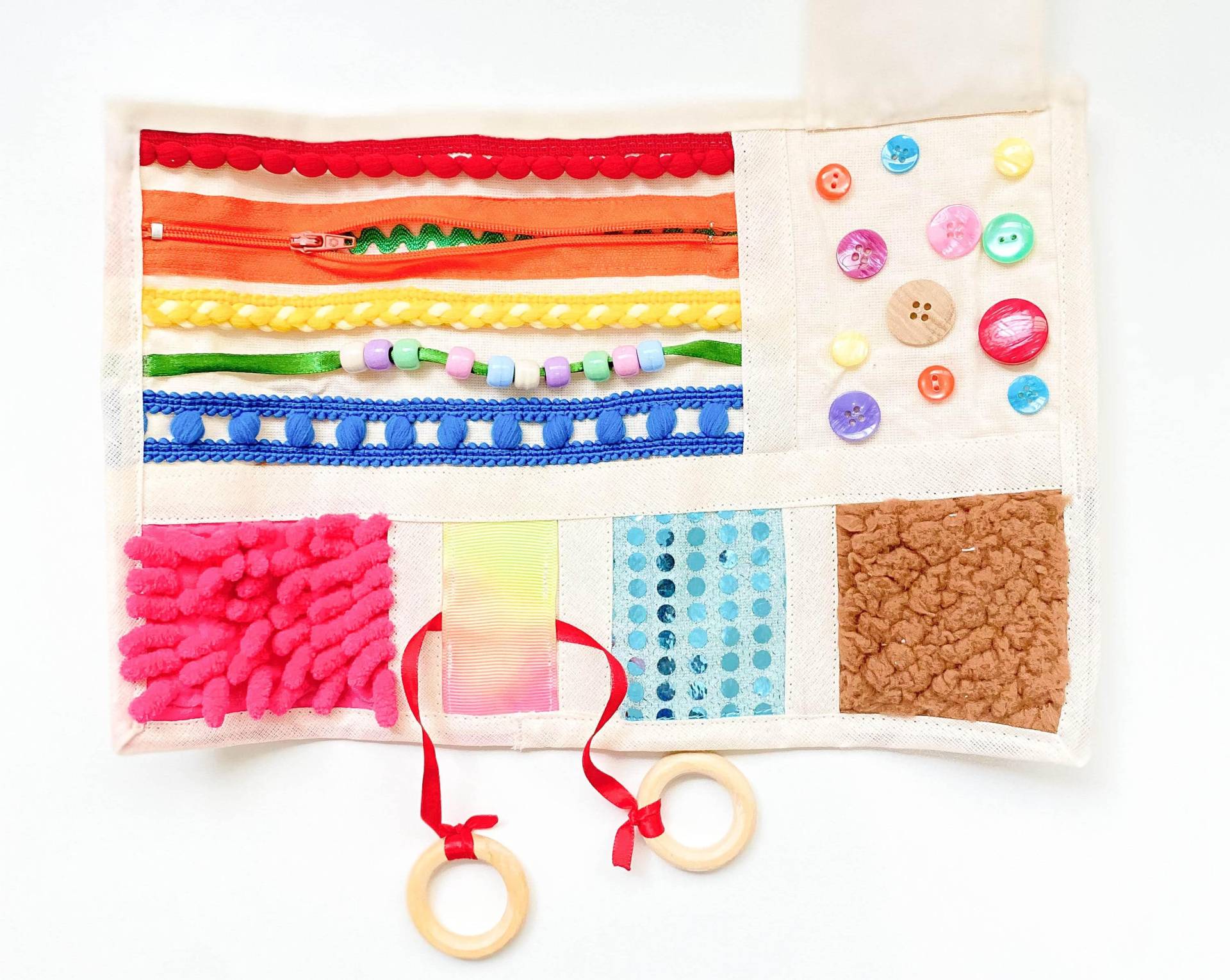 Mapa Sensorial Texturas Assinatura de Brinquedos Educacionais Just Real Moms