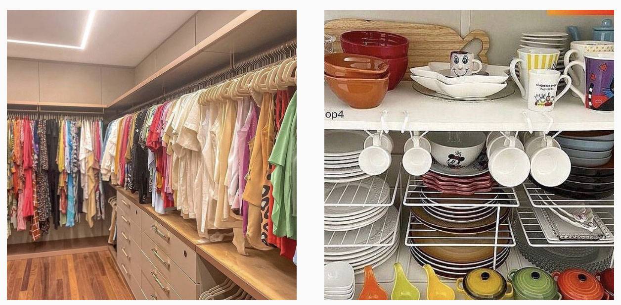 Closet Cozinha Carol Rosa Shop Loja Online Organizadores Just Real Moms