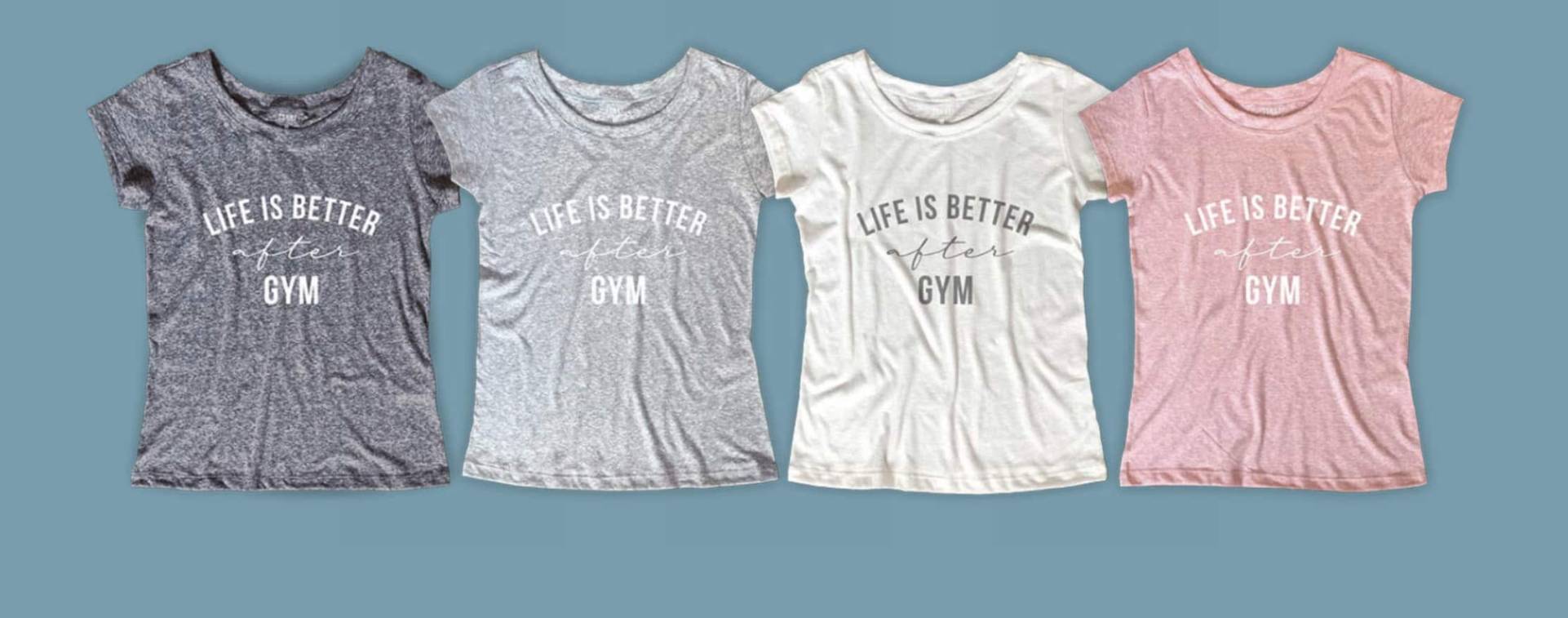 Gym Camisetas Personalizadas Just Real Moms