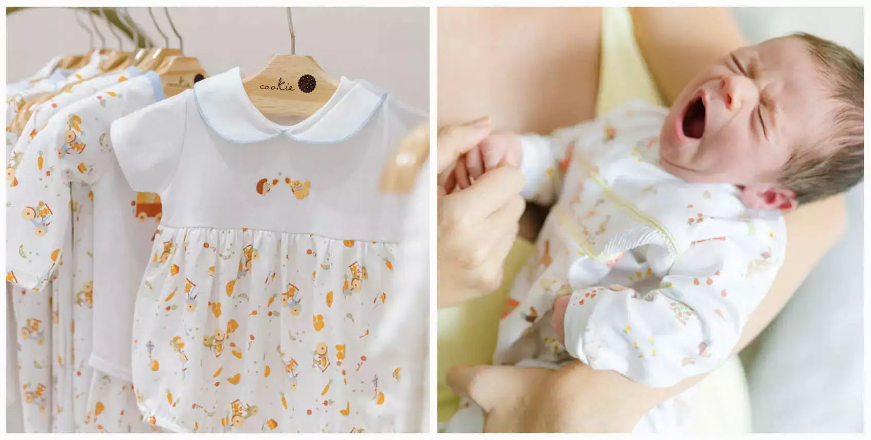 Recém Nascido Cookie Pijamas Just Real Moms