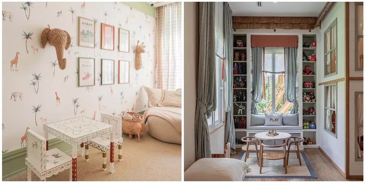 Decoração de 2 quartos infantis