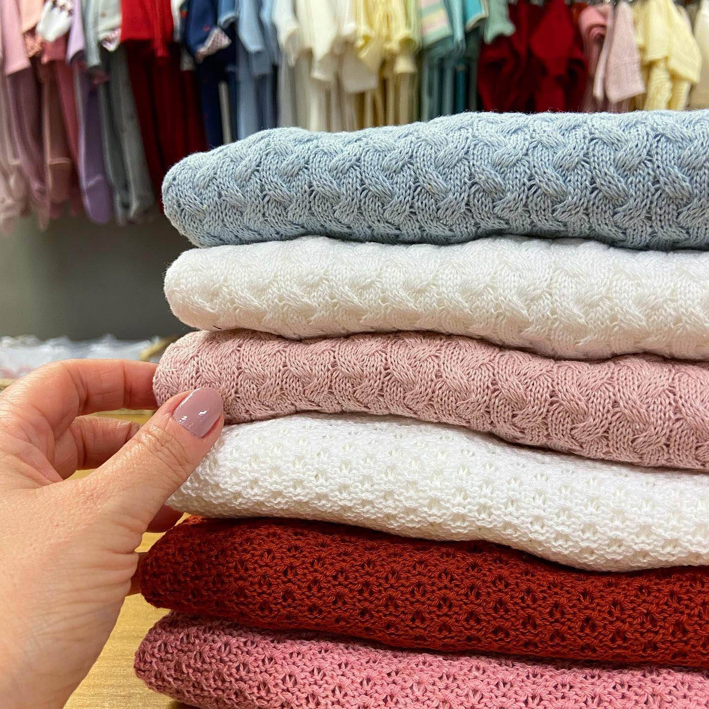 Tricots Recem Nascido Nina e Maria Enxoval Just Real Moms